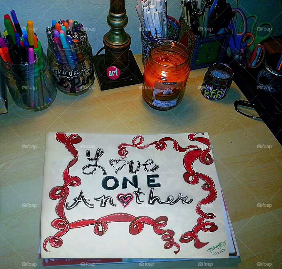 just do it. ink drawing