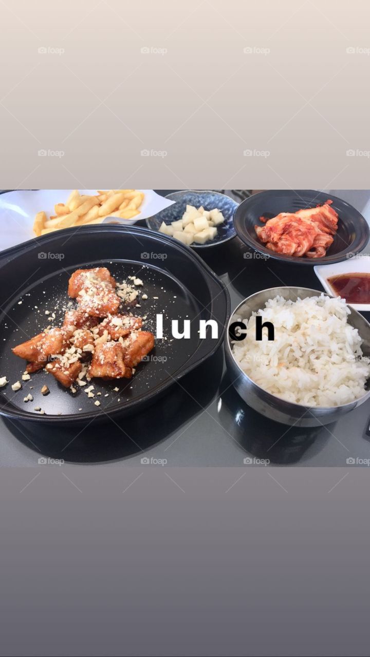 Korea fusion food.   Camera: iPhone 