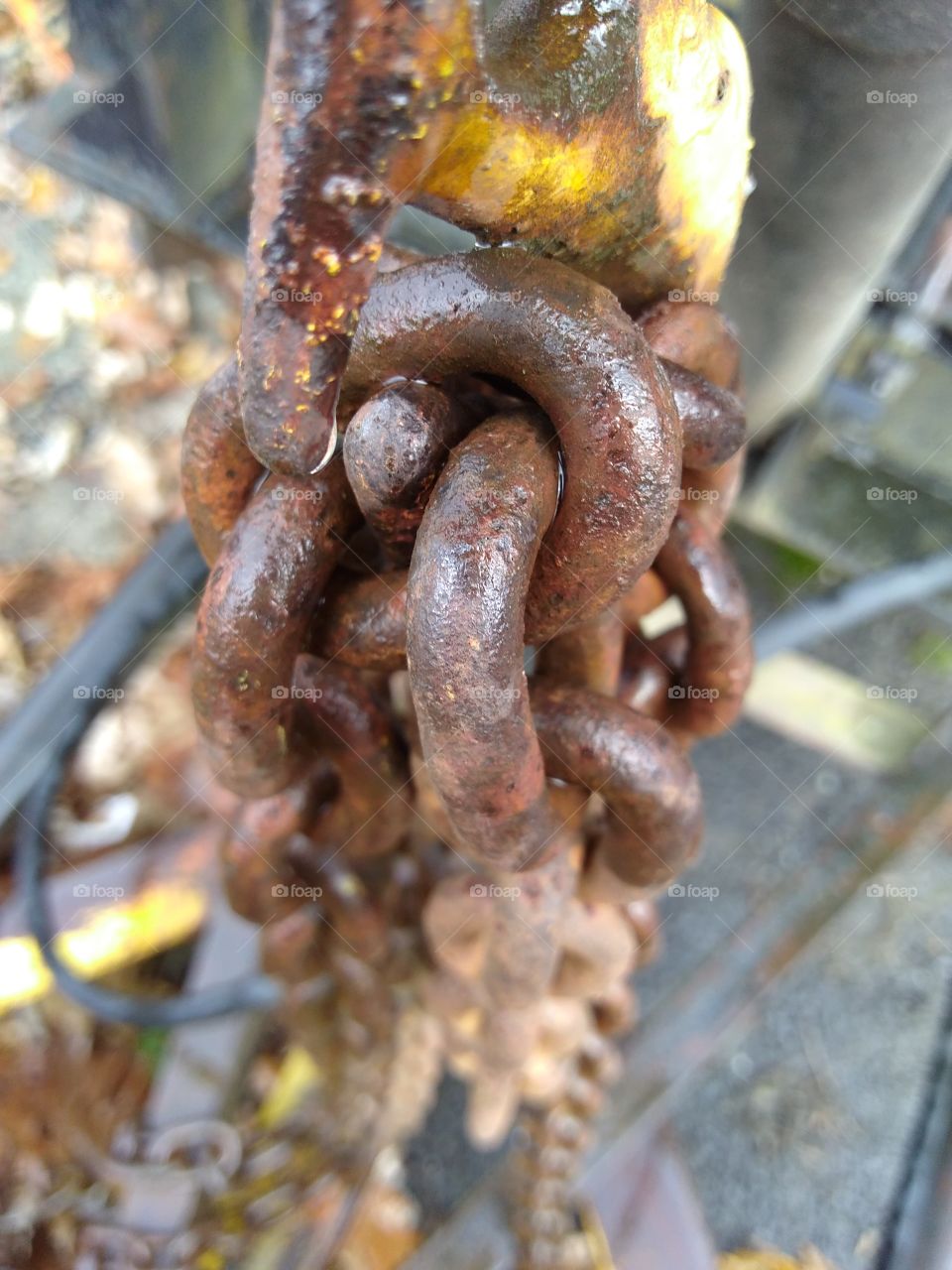 rusty chain