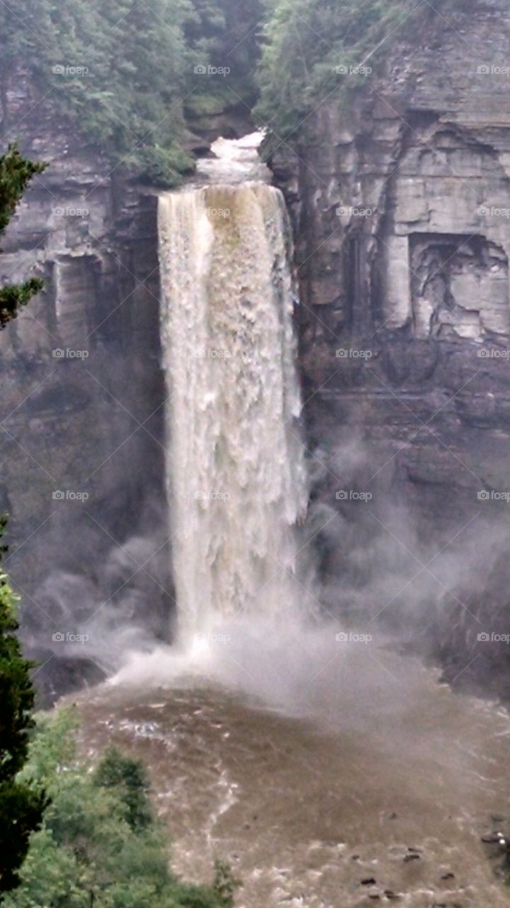Taughannock Falls 2015. Taughannock Falls in Trumansburg N.Y. after heavy rainfall that led to local flooding.