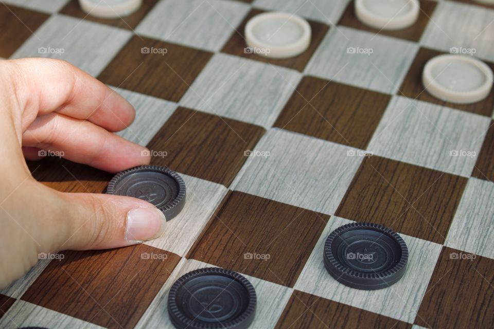 My turn at checkers
