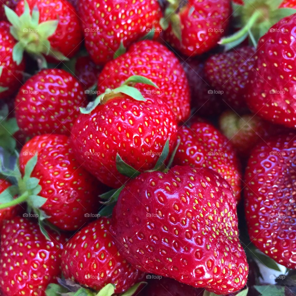 Strawberries. Picked from 4Corners Farm