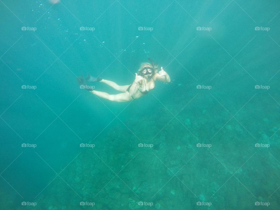 Snorkeling in Kauai!! (Me)