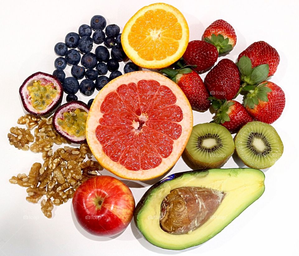 Fruit, Healthy, Food, Strawberry, Kiwi