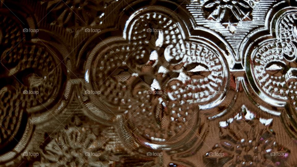 textured pattern window