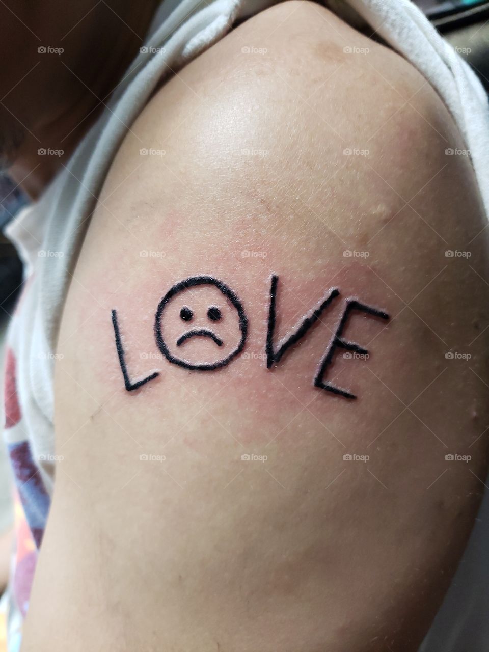 love peep photo tattoo lil stock by Foap.com: chris_murillo