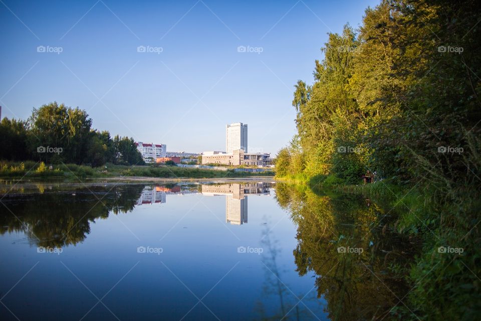 No Person, Water, Lake, River, Reflection