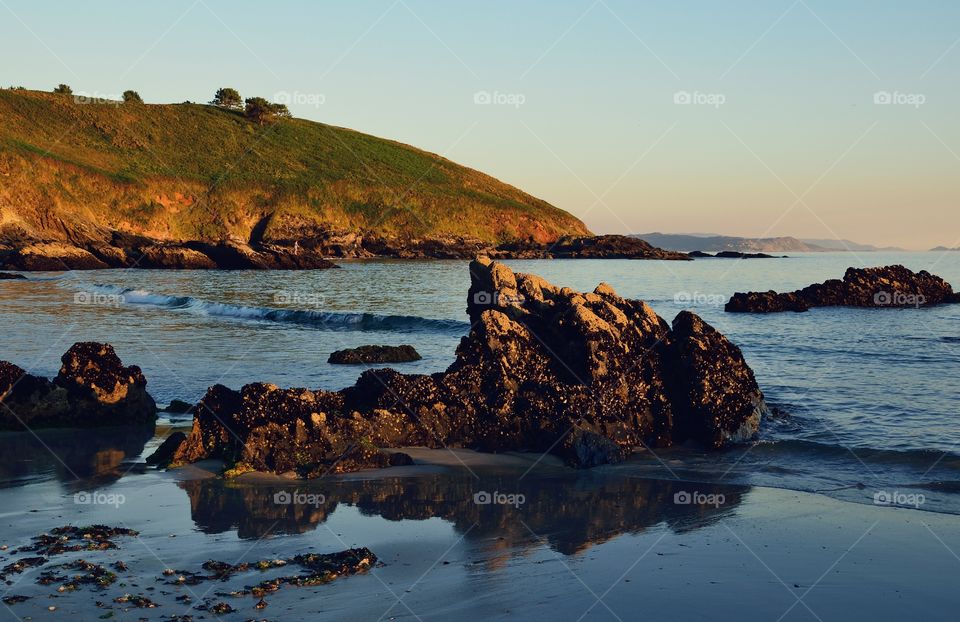 Bascuas beach, Galicia, Spain