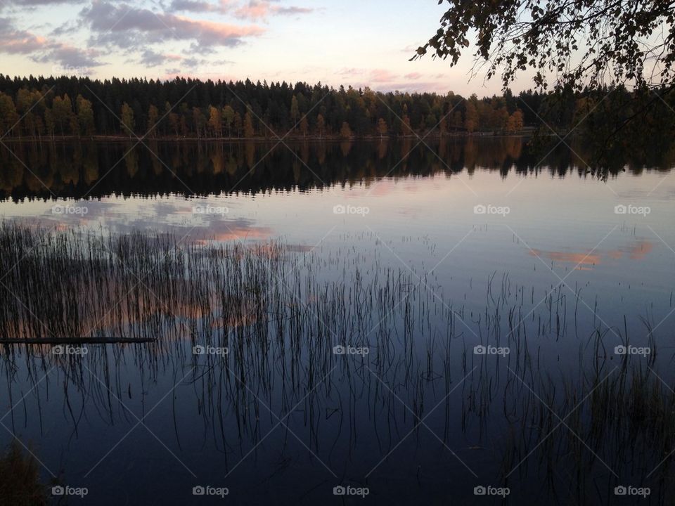 Norway lake evening 1