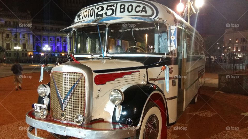 Old Bus of Buenos Aires