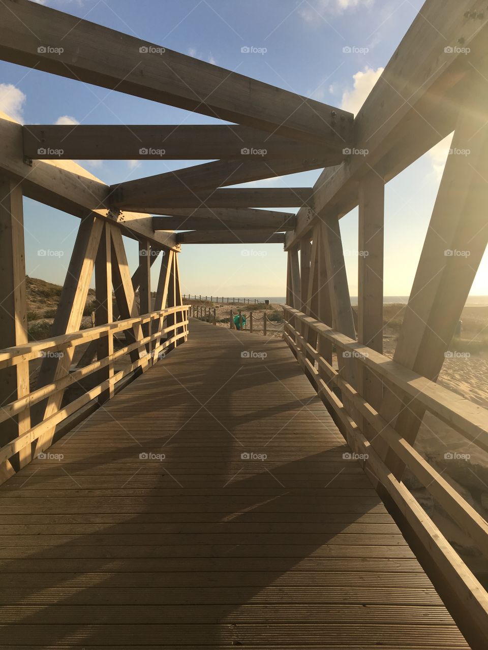 Beach bridge