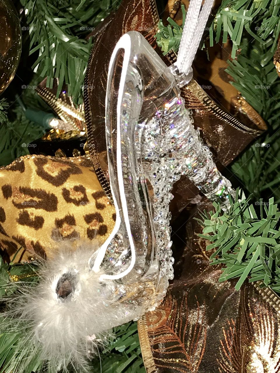 Sexy high heel Christmas ornament 