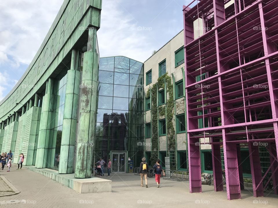 Warsaw university library 