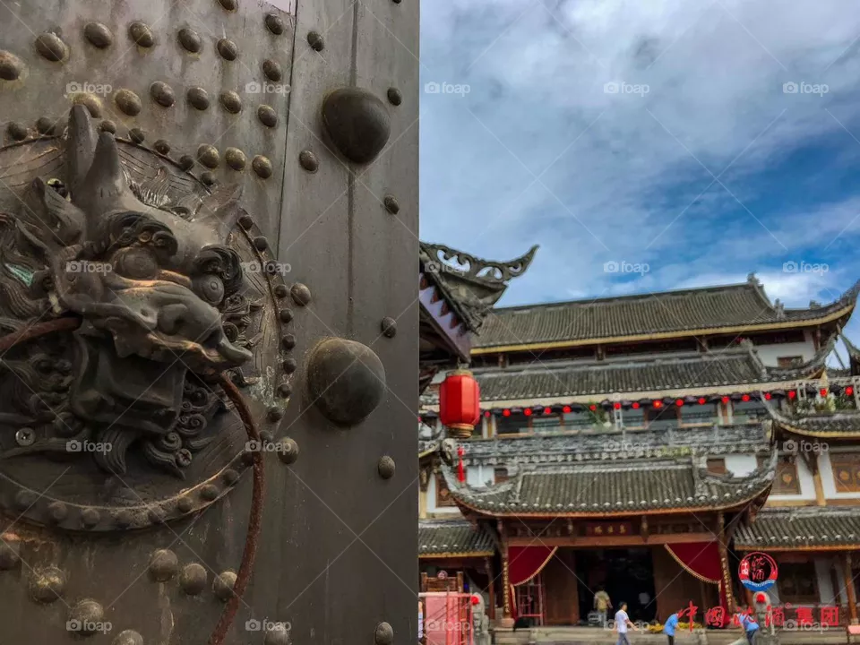 Temple and Door