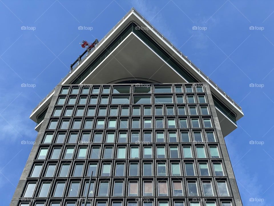 Swing high (top left hand corner) on top of a skyscraper in Amsterdam !