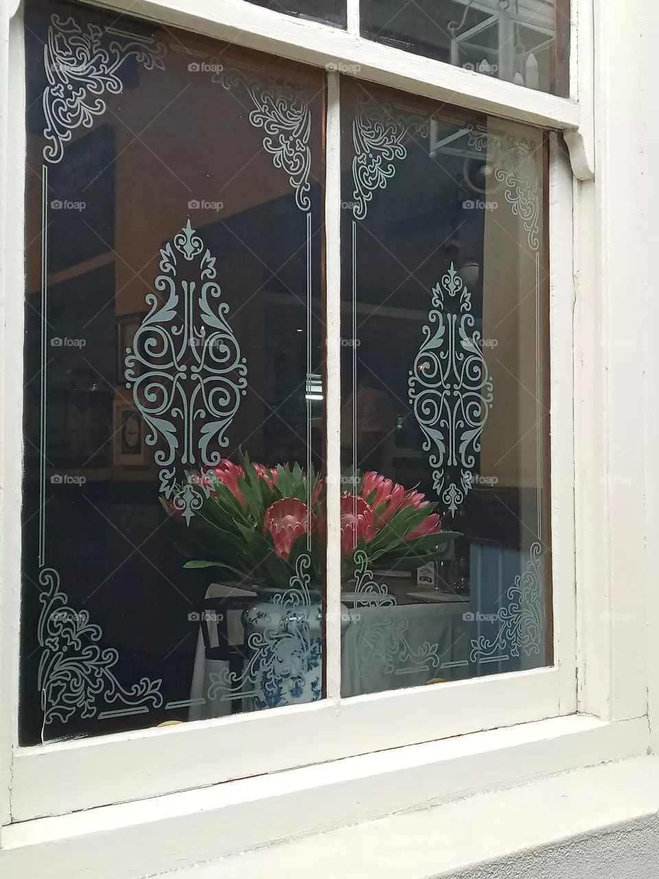 Looking through the window