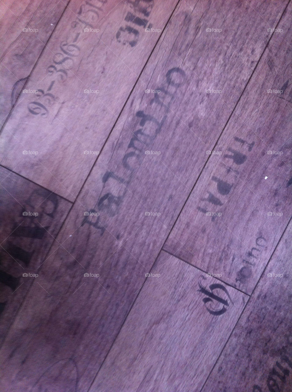 wood floor words planks by theabergnielsen