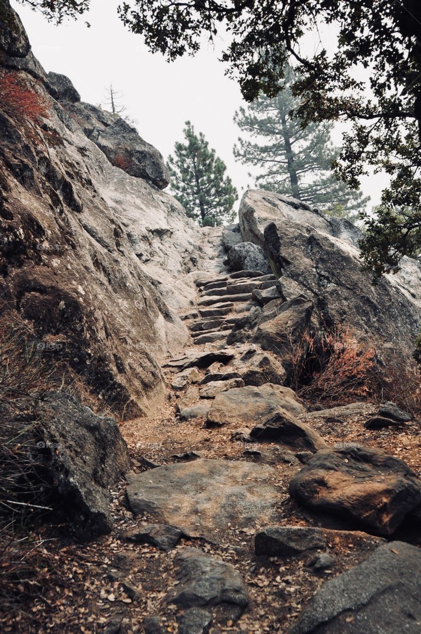 Where we used to hike above the Pine Crest Lake 
