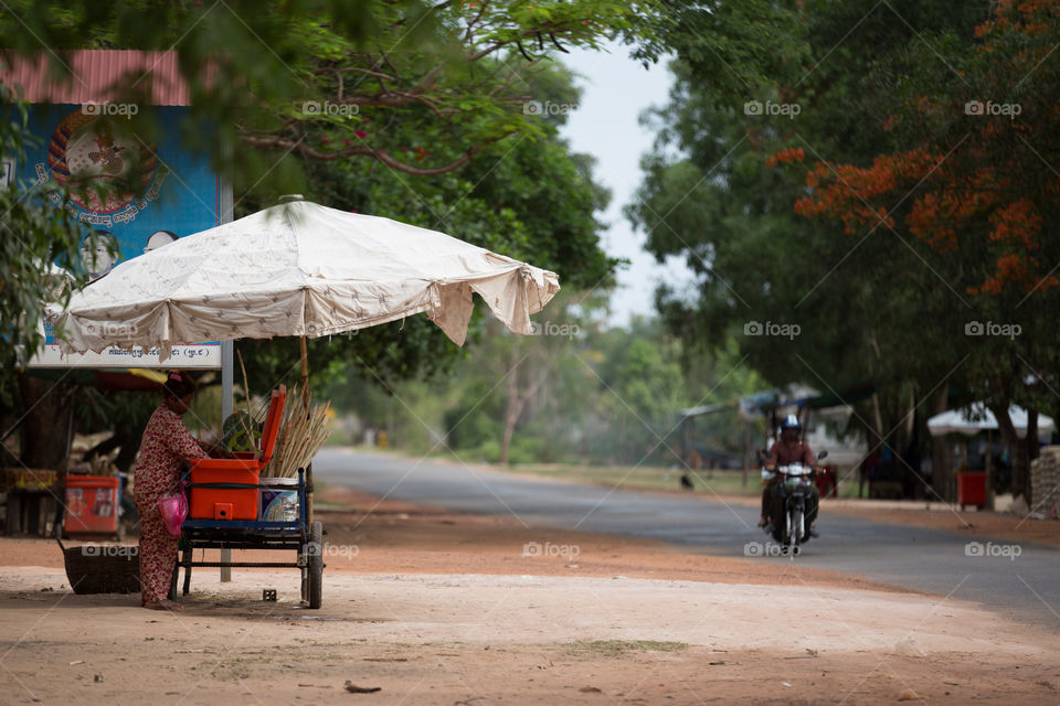 Lifestyle in Countryside of the Siem Reap Cambodia