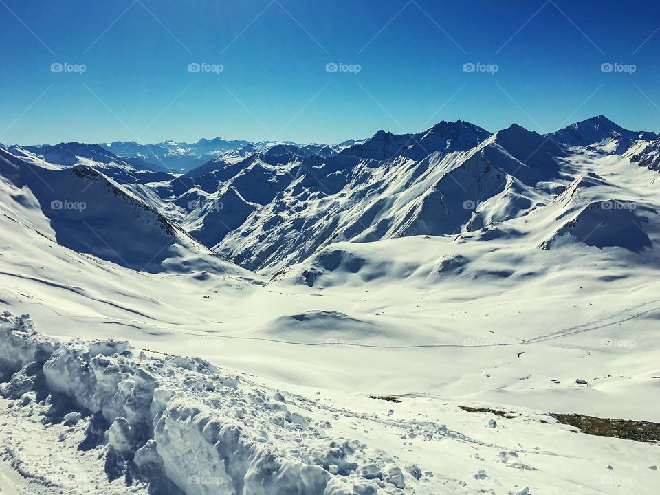 Mountain Panorama of Davos