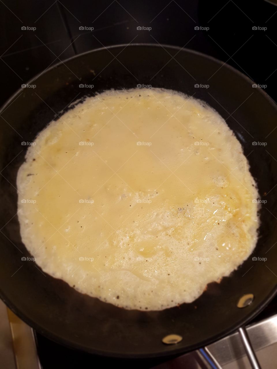 making pancake