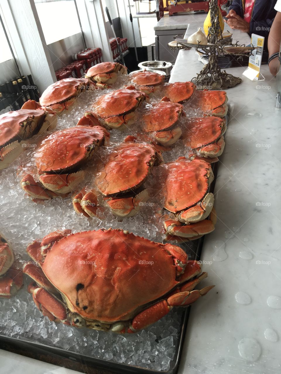 Crabs at market