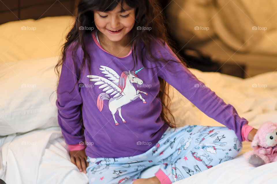 Lovely pajamas with unicorns