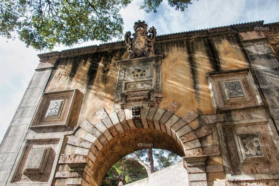 Entrance to Lisbon castle