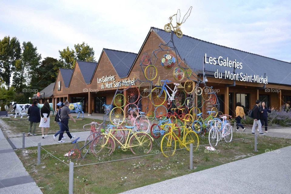 Sculpture de vélo