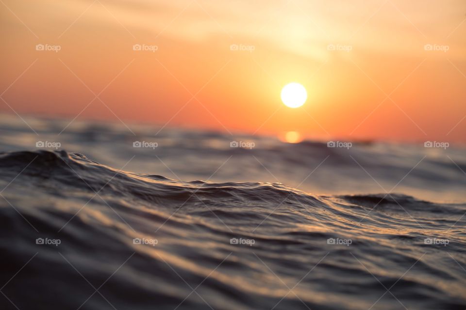 Arab sea sunset 