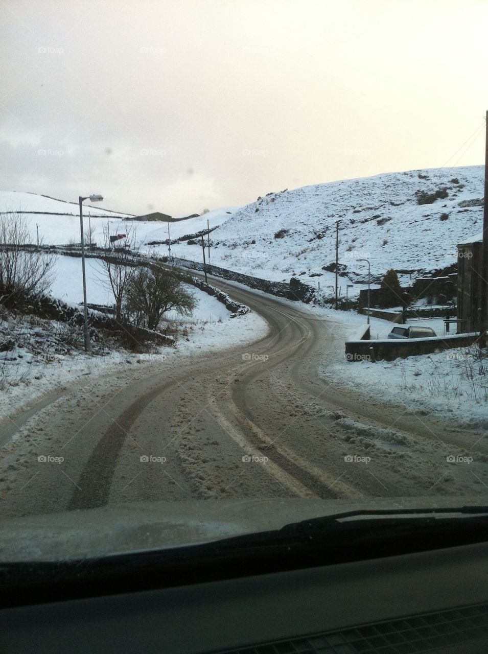 Road in snow