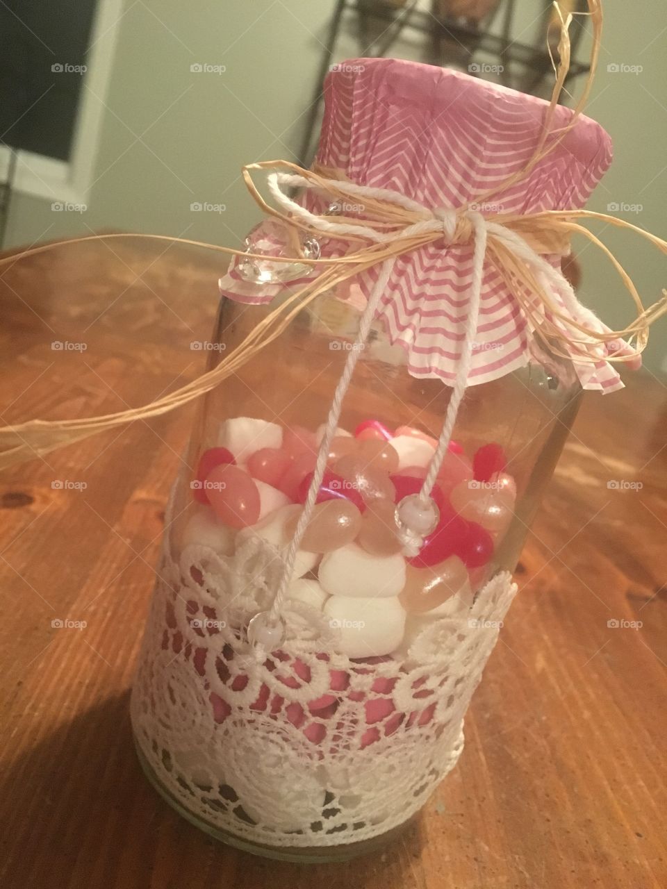 A jar of candy