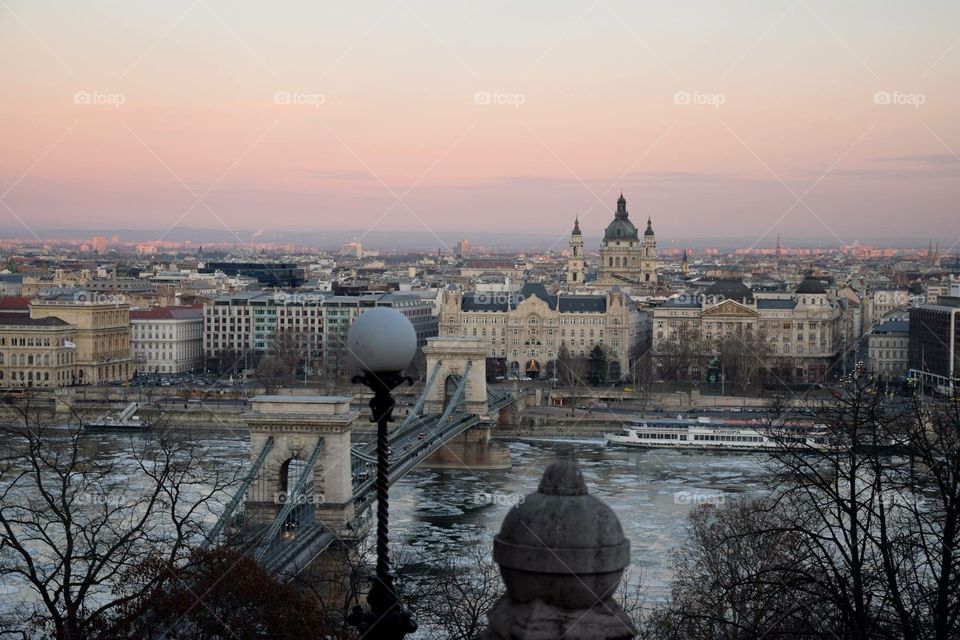 Budapest sunset 
