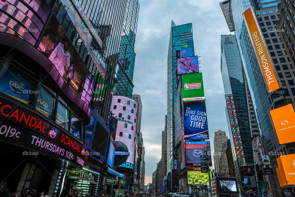 Time Sqaure an early evening