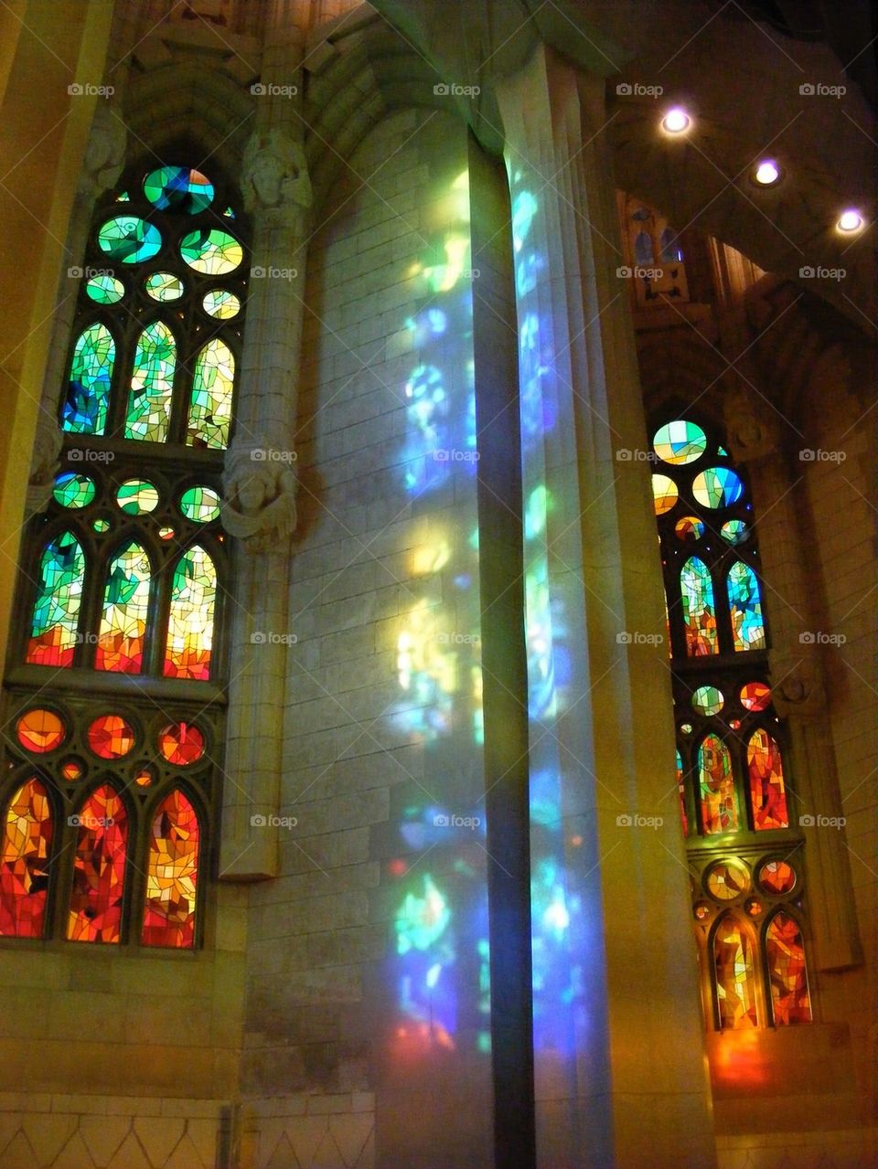 Stained glass shadows 