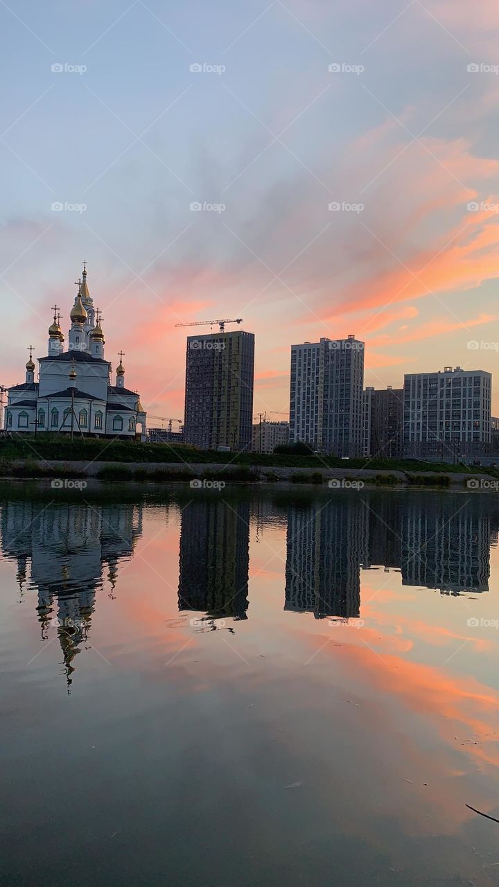 mobile photo architecture, church Russia