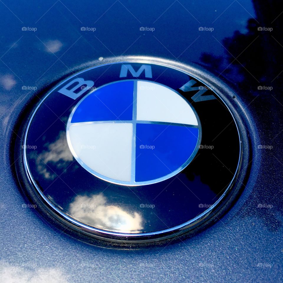 BMW hood logo