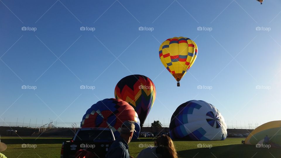 Hot air balloon rally