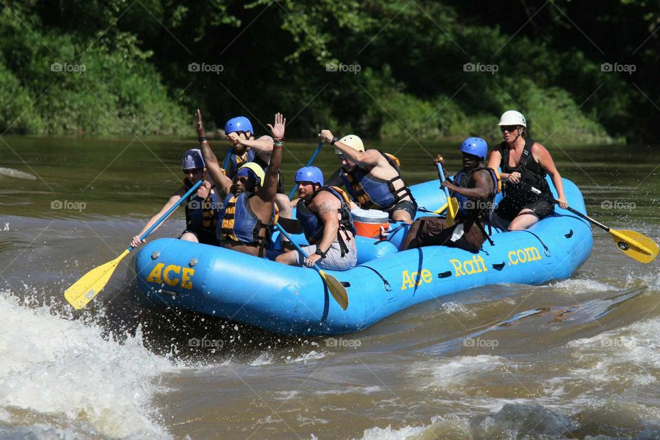 Raft, Kayak, Recreation, Water, Water Sports