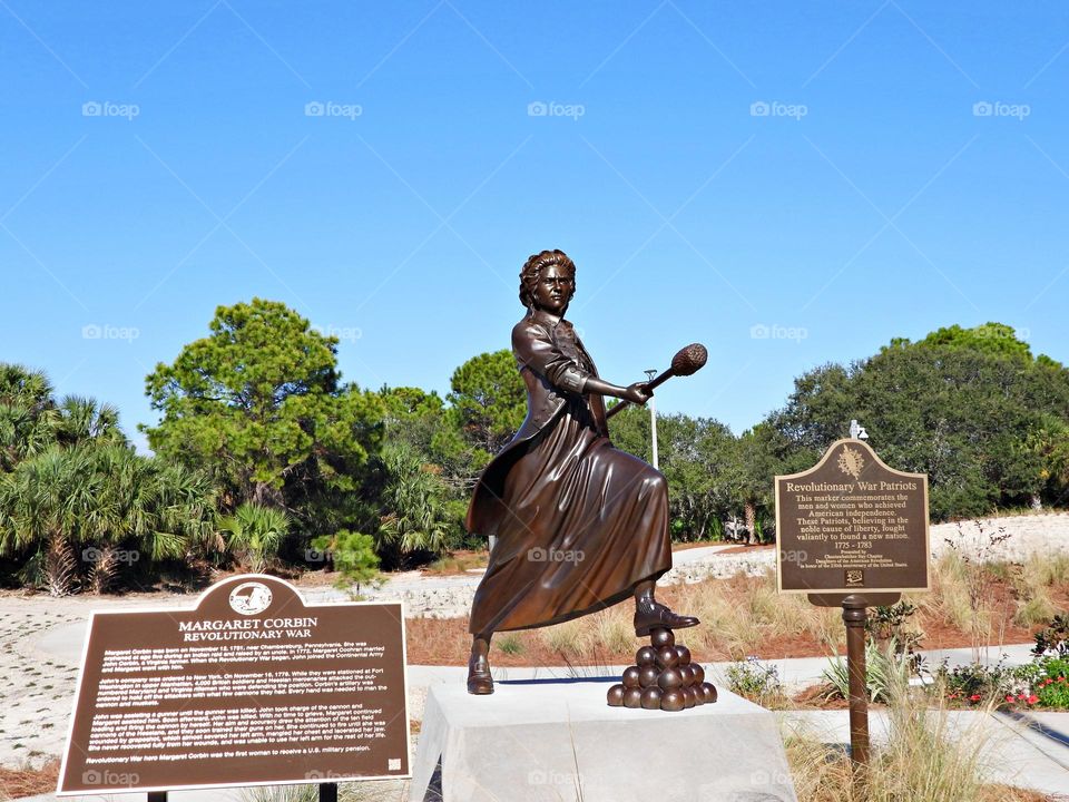 Revolutionary War Patriot - Margaret Corbin was a cannon loadmaster during the war, a position normally reserved for male soldiers. Celebrate important terms, events, and people in women’s history