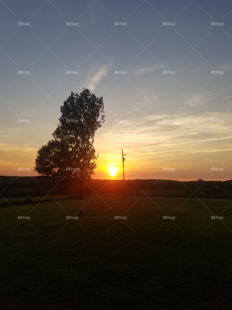 country sunset