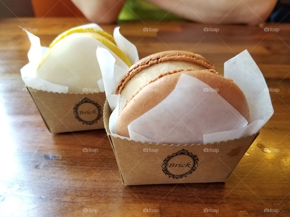 Ice cream macaroons