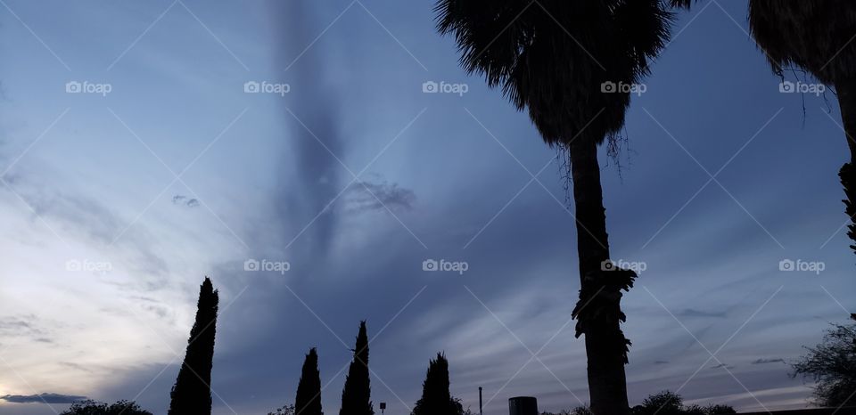 stretching clouds