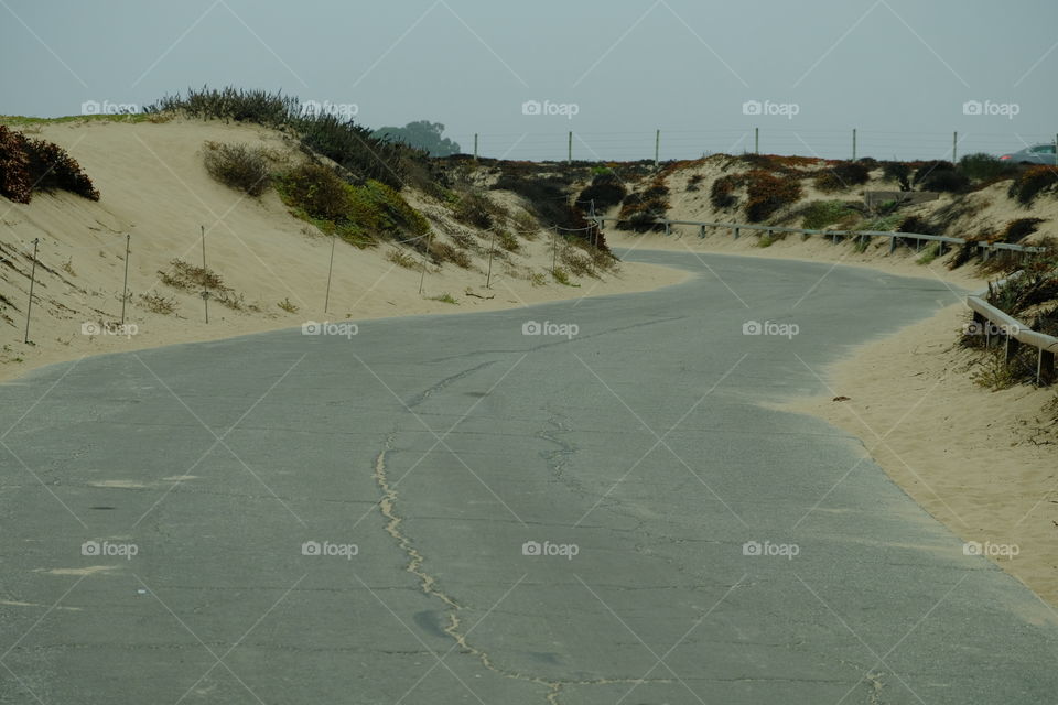 Bike and walking path