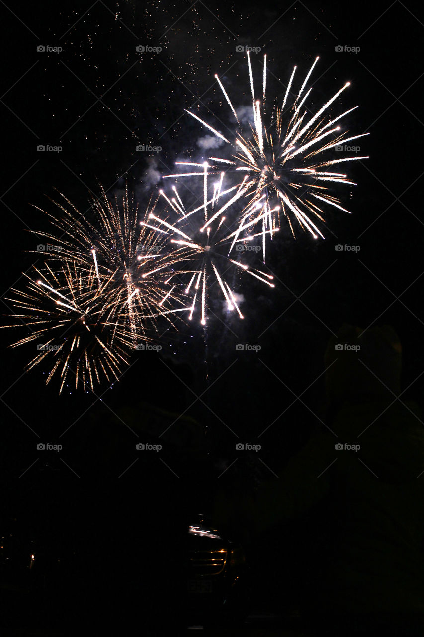 Fireworks, holiday, lights, flicker, splash, celebration, joy, sky, black sky, bright lights against the black sky, night, summer, night sky,
Bright lights of the salute against the black sky