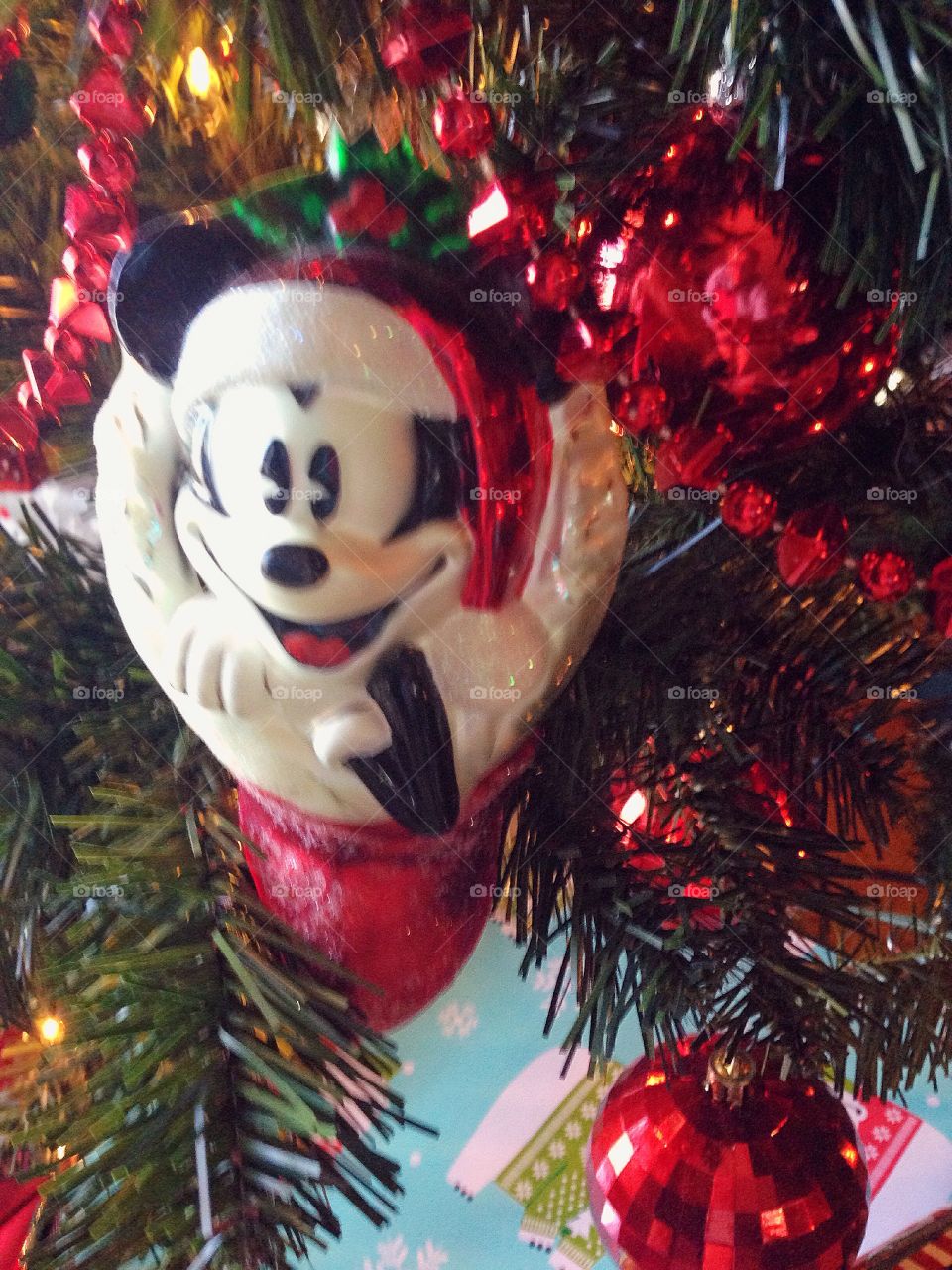 Mickey Mouse is ready for the holidays! 