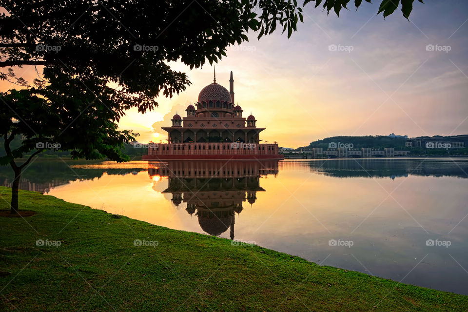 Putrajaya Mosque sunrise
