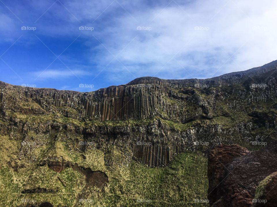 Volcanic Formations at Giants Causeway