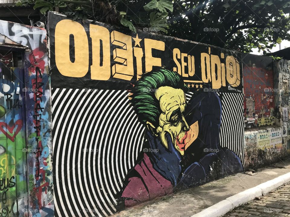 Arte urbana. Beco do Batman .São Paulo. SP. Brasíl 