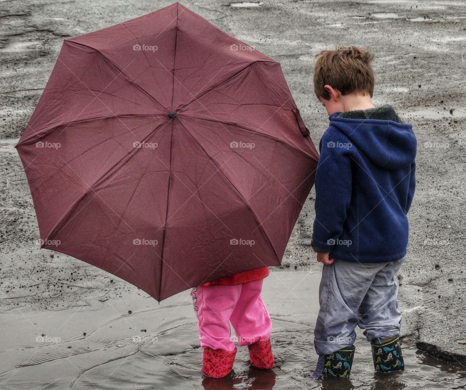 Kids In The Rain